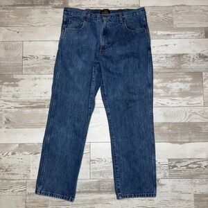 RedHead Jeans Mens 36x30 Blue Denim Classic Fit Medium Wash Straight Leg Outdoor